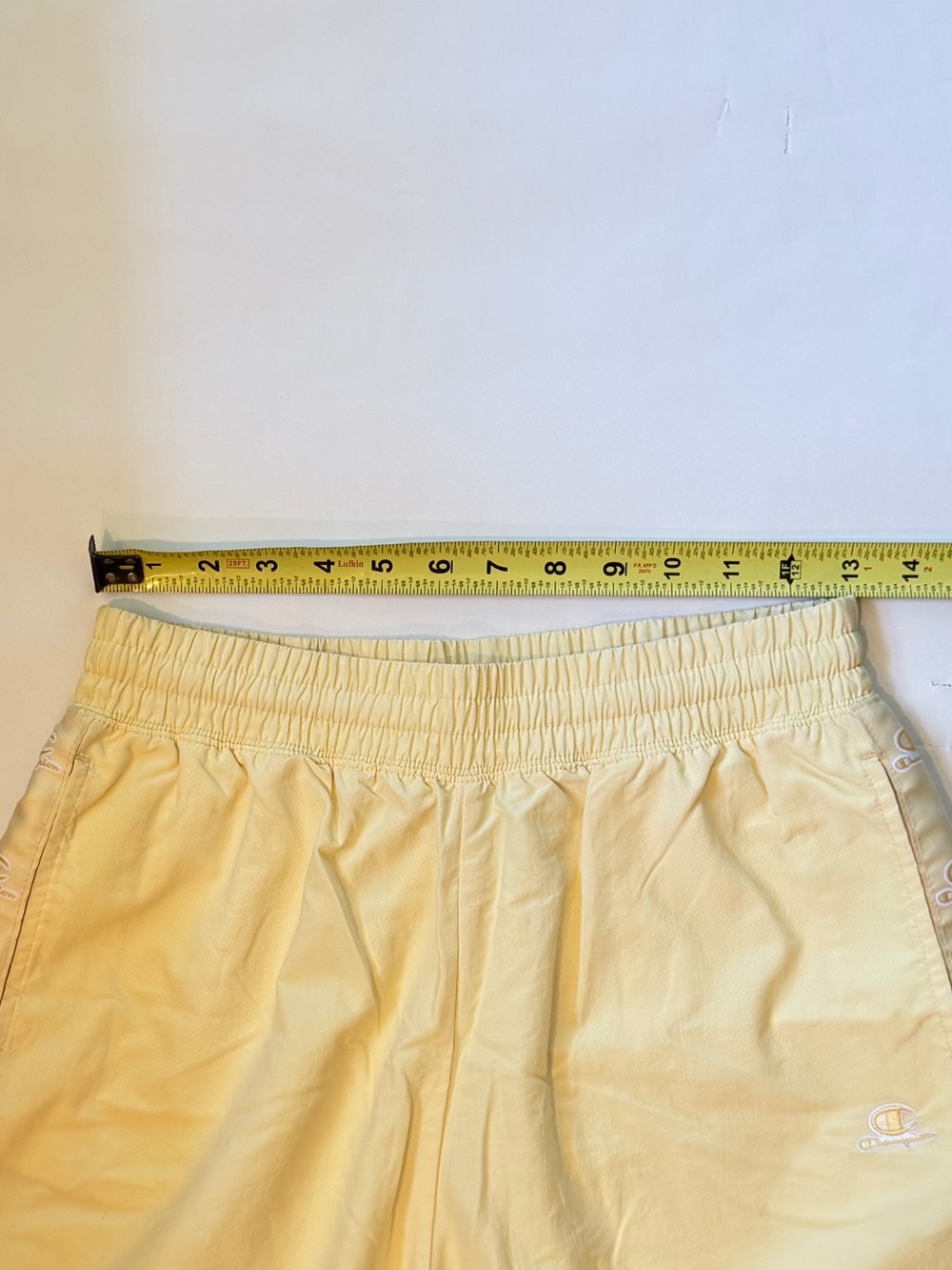 Champion Vintage Style Pastel Yellow Windbreaker Tracksuit Set size Medium - Picture 4 of 8